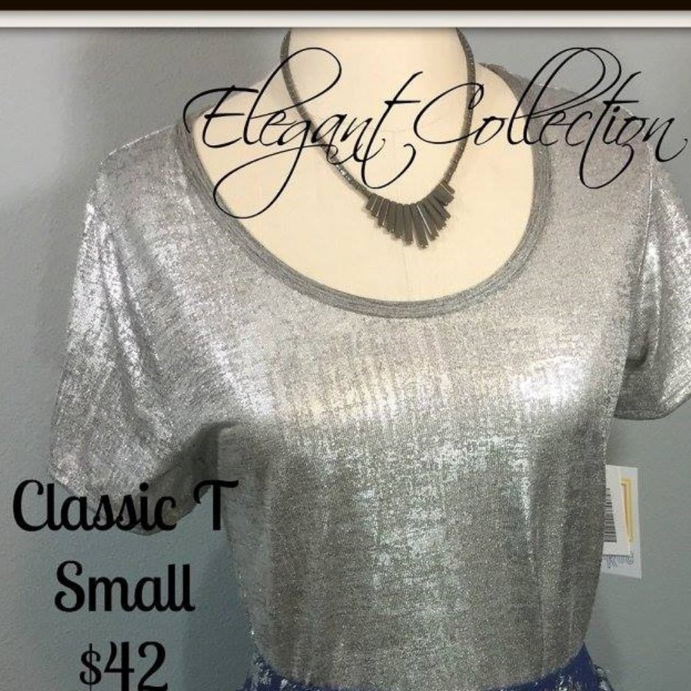 LuLaRoe Silver Classic T-Shirt